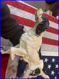 Vintage Cast Iron Irish Setter Retriever 15 Unmarked Hubley Doorstop