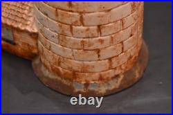 Vintage Cast Iron Lighthouse Door Stop 18 Candle Holder Lantern
