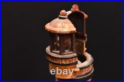 Vintage Cast Iron Lighthouse Door Stop 18 Candle Holder Lantern