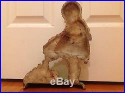 Vintage Cast Iron Mary Quite Contrary Door Stop