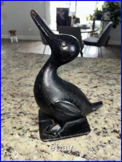Vintage Cast Iron Metalcrafters Duck Door Stop Metal Crafters Antique