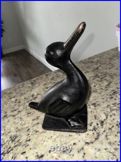 Vintage Cast Iron Metalcrafters Duck Door Stop Metal Crafters Antique