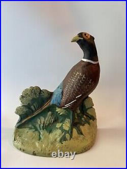 Vintage Cast Iron Pheasant Door Stop Bookend Like The Fred Everette Hubley Toy