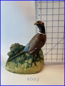 Vintage Cast Iron Pheasant Door Stop Bookend Like The Fred Everette Hubley Toy