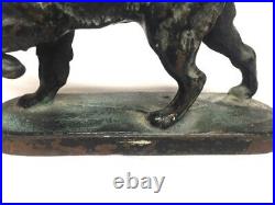 Vintage Cast Iron Retriever Pointer Dog Figural Door Stop Paperweight Old Vintage Cast Iron Retriever Pointer Dog Figural Door Stop Paperweight Old
