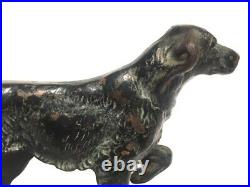 Vintage Cast Iron Retriever Pointer Dog Figural Door Stop Paperweight Old Vintage Cast Iron Retriever Pointer Dog Figural Door Stop Paperweight Old