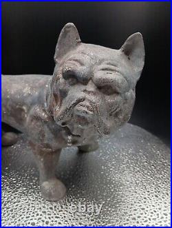 Vintage English Bulldog Cast Iron Doorstop P3