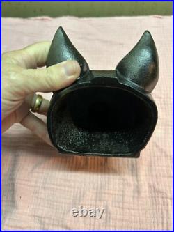 Vintage Fox Head Cast Iron Door Stop Vintage Fox Head Cast Iron Door Stop