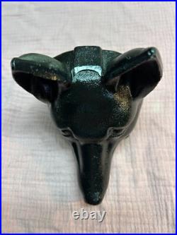 Vintage Fox Head Cast Iron Door Stop Vintage Fox Head Cast Iron Door Stop
