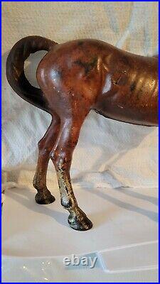 Vintage HORSE DOORSTOP Cast Iron