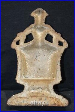 Vintage Hubley 23 Cast Iron Door Stop French Girl 9 1/8 X 5 1/2 Vintage Hubley 23 Cast Iron Door Stop French Girl 9 1/8 X 5 1/2