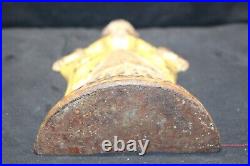 Vintage Hubley 23 Cast Iron Door Stop French Girl 9 1/8 X 5 1/2 Vintage Hubley 23 Cast Iron Door Stop French Girl 9 1/8 X 5 1/2