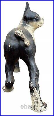 Vintage Hubley Cast Iron Boston Terrier Bull Dog Door Stop 10 1/4 X 9 1/2 Vintage Hubley Cast Iron Boston Terrier Bull Dog Door Stop 10 1/4 X 9 1/2