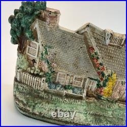 Vintage Hubley Cast Iron Doorstop Cottage