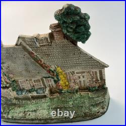 Vintage Hubley Cast Iron Doorstop Cottage