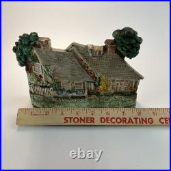 Vintage Hubley Cast Iron Doorstop Cottage
