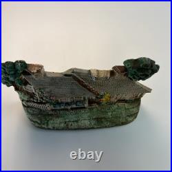 Vintage Hubley Cast Iron Doorstop Cottage