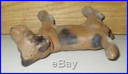 Vintage Hubley Cast Iron Fox Terrier Dog Doorstop
