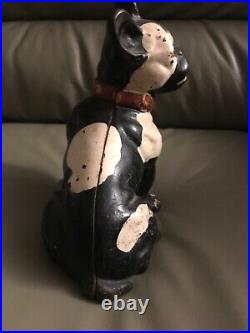 Vintage Hubley Cast Iron French Bulldog Doorstop approx 8