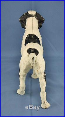 Vintage Hubley Cast Iron Hunting Pointer Retriever Dog Doorstop Statue