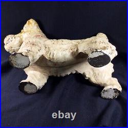 Vintage Hubley Cast Iron Sealyham Terrier Dog Doorstop