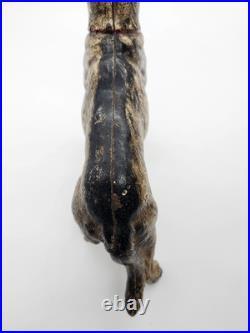 Vintage Hubley German Shepherd Door Stop Cast Iron 1930s Great Condition