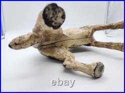 Vintage Hubley German Shepherd Door Stop Cast Iron 1930s Great Condition