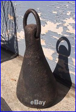 Vintage Iron Carriage Hitching Post Tether Weight for Sheep Horse Dog Door Stop