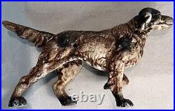 Vintage Large Cast Iron Dog Door Stop 15 x 8