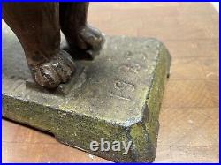 Vintage Original 1920's Cast Iron Dog NutCracker Doorstop Mastiff St Bernard 7lb