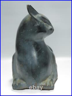 Vintage Resting Cat Boot Scraper Cast Iron Door Stop Vintage Resting Cat Boot Scraper Cast Iron Door Stop