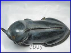 Vintage Resting Cat Boot Scraper Cast Iron Door Stop Vintage Resting Cat Boot Scraper Cast Iron Door Stop