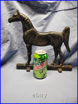 Vintage Rife-Loth Corp cast iron horse door stop. 1938 Waynesboro, VA