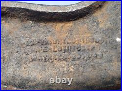 Vintage Rife-Loth Corp cast iron horse door stop. 1938 Waynesboro, VA Vintage Rife-Loth Corp cast iron horse door stop. 1938 Waynesboro, VA