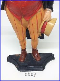 Vintage Samuel Pickwick Doorstop Cast Iron Charles Dickens Mr. Pickwick CN 1920s