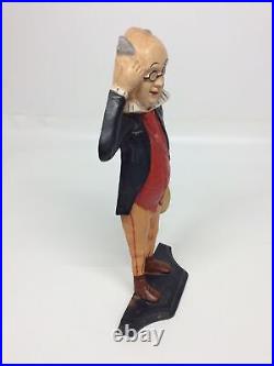 Vintage Samuel Pickwick Doorstop Cast Iron Charles Dickens Mr. Pickwick CN 1920s