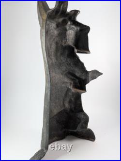 Vintage Scotty Scottish Terrier Cast Iron Dog Doorstop 15 Tall. Very Heavy Vintage Scotty Scottish Terrier Cast Iron Dog Doorstop 15 Tall. Very Heavy