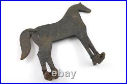 Vintage Signed JW Cut Cast Iron Black Horse Shoe Boot Scraper Doorstop Vintage Signed JW Cut Cast Iron Black Horse Shoe Boot Scraper Doorstop