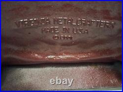 Vintage Virginia Metalcrafters Santa Christmas Cast Iron Door Stop OVER 15 TALL