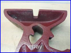 Vintage Virginia Metalcrafters Williamsburg Cast Iron Red Rooster Door Stop 1999