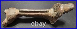 Vintage antique Cast Iron DACHSHUND DOG Boot Scraper cleaner DOOR STOP