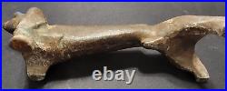 Vintage antique Cast Iron DACHSHUND DOG Boot Scraper cleaner DOOR STOP