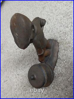 Vintage cast iron Pangborn Hagerstown Foundry worker doorstop paperweight