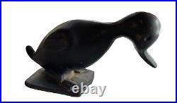 Virginia Metal Crafters Metalcrafters Cast Iron Mid Century Duck Goose Door Stop