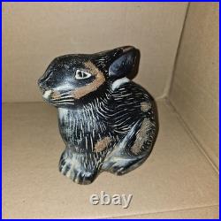 Virginia Metalcrafters 1994 Cast Iron Rabbit Bunny Doorstop