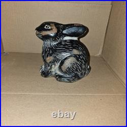 Virginia Metalcrafters 1994 Cast Iron Rabbit Bunny Doorstop