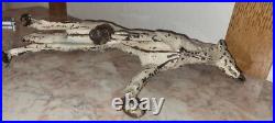 Vtg Cast Iron Wolfhound Door Stop Original Nice Old Example SHIPPING INCLUDED Vtg Cast Iron Wolfhound Door Stop Original Nice Old Example SHIPPING INCLUDED