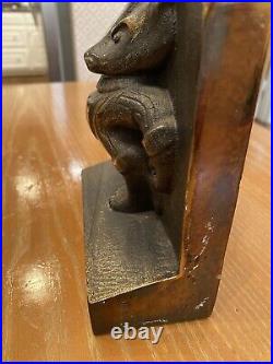 Wisconsin USA Football Badger Cast Iron Art Statue Sculpture Bookend Doorstop Wisconsin USA Football Badger Cast Iron Art Statue Sculpture Bookend Doorstop